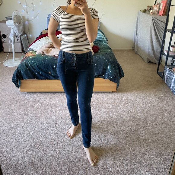 Blue Spice Skinny Jeans Size 3 (Juniors) - Picture 13 of 14